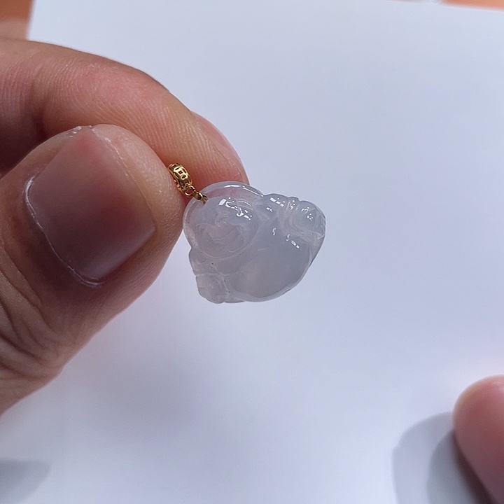 翡翠18K金镶嵌颈饰翡翠