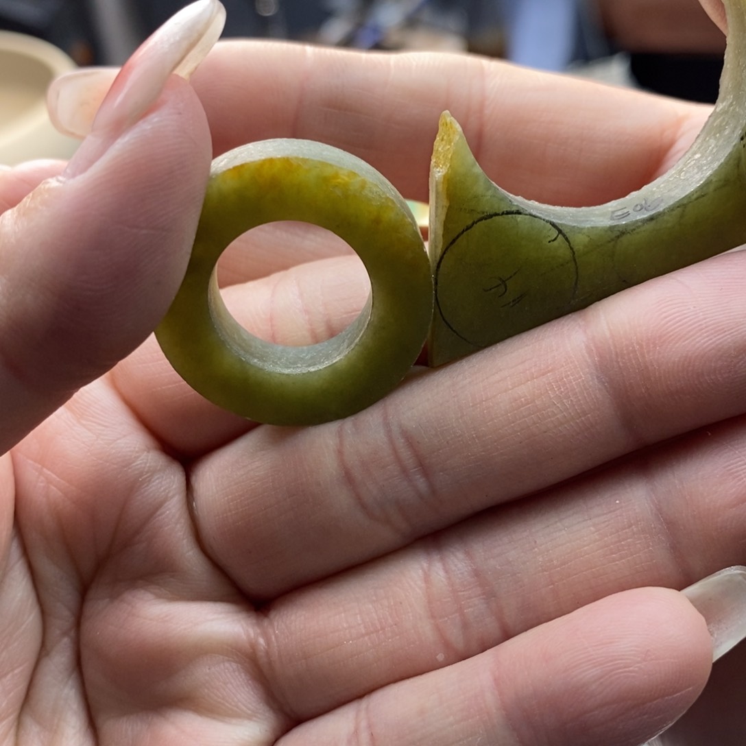 定制翡翠戒指未镶嵌秃****.