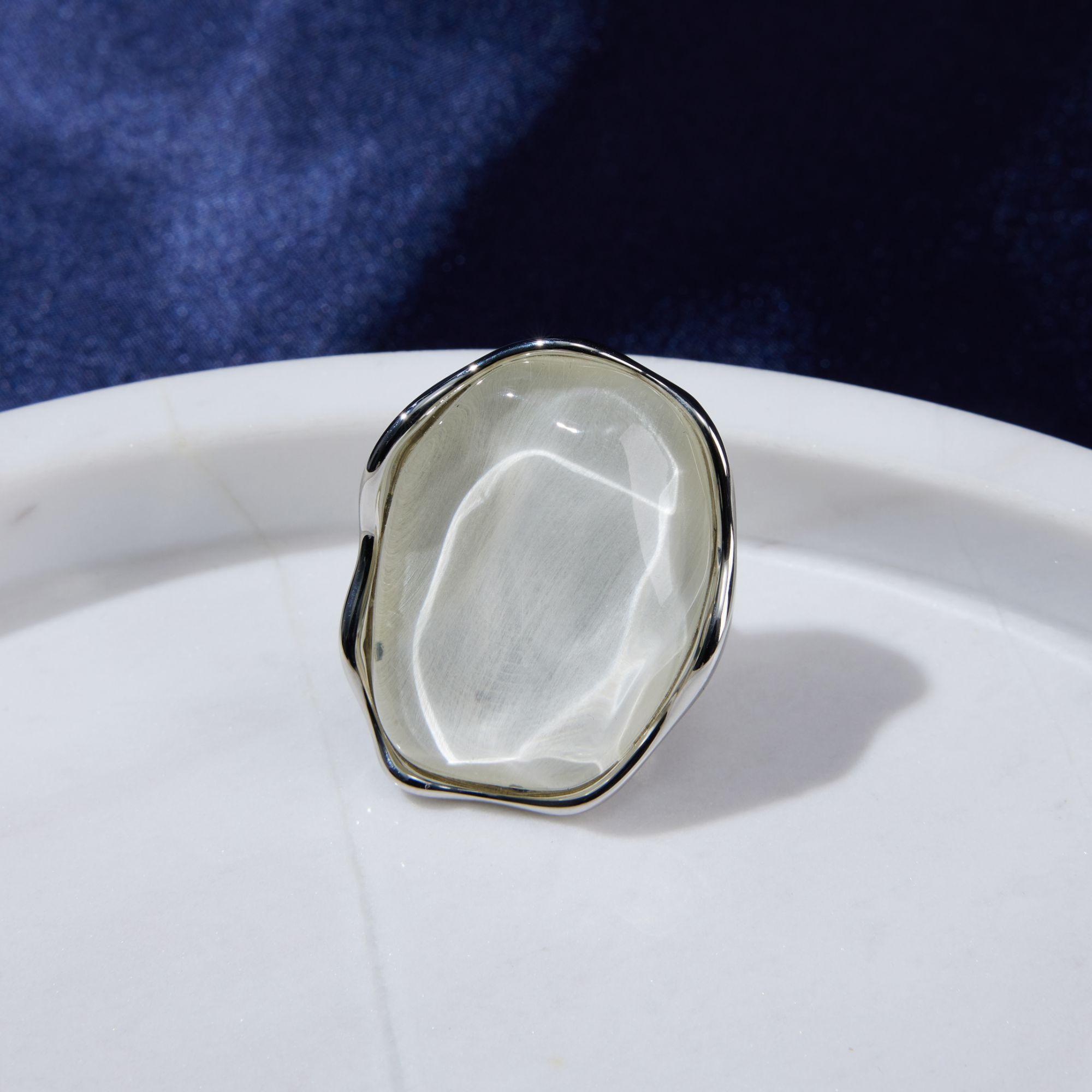 铜合金戒指 白云戒指女款轻奢小众高级感ins网红同款不掉色高级