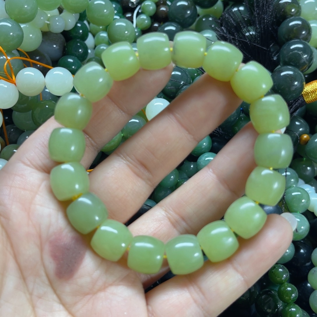 和田玉手链未镶嵌