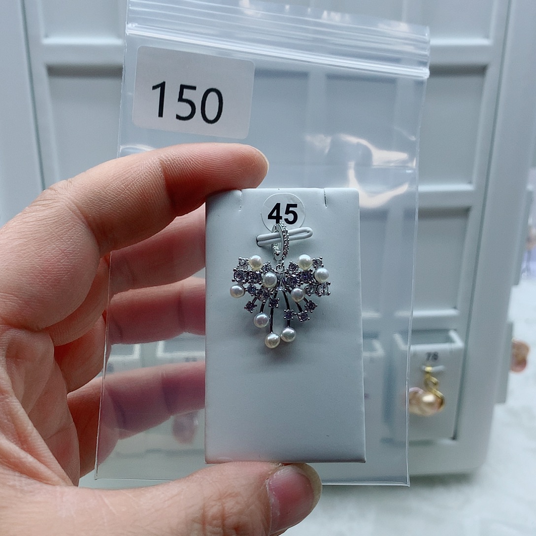 吊坠(不含链)合金淡水珍珠