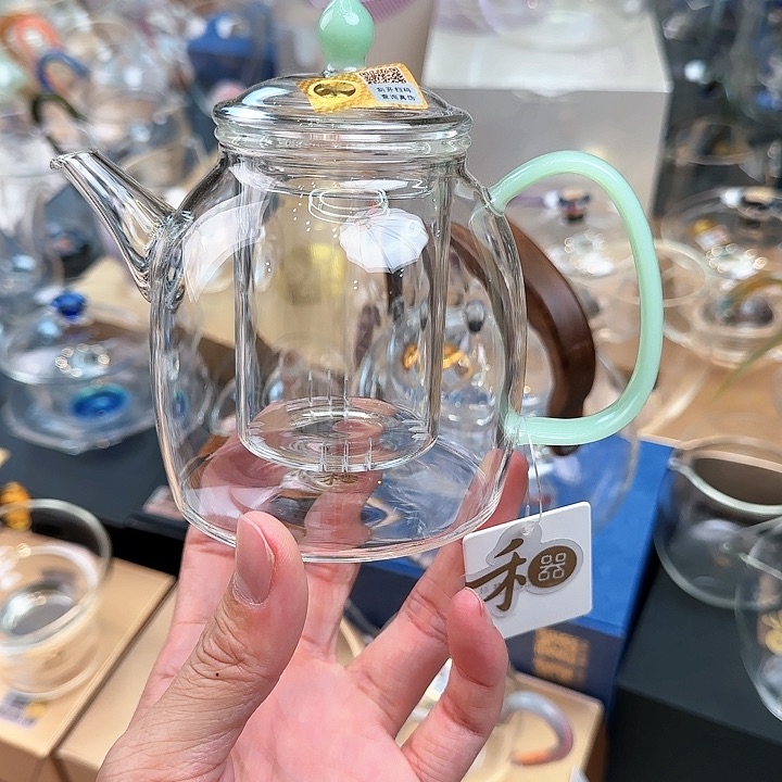 禾器浅玉色宴臣壶内胆款