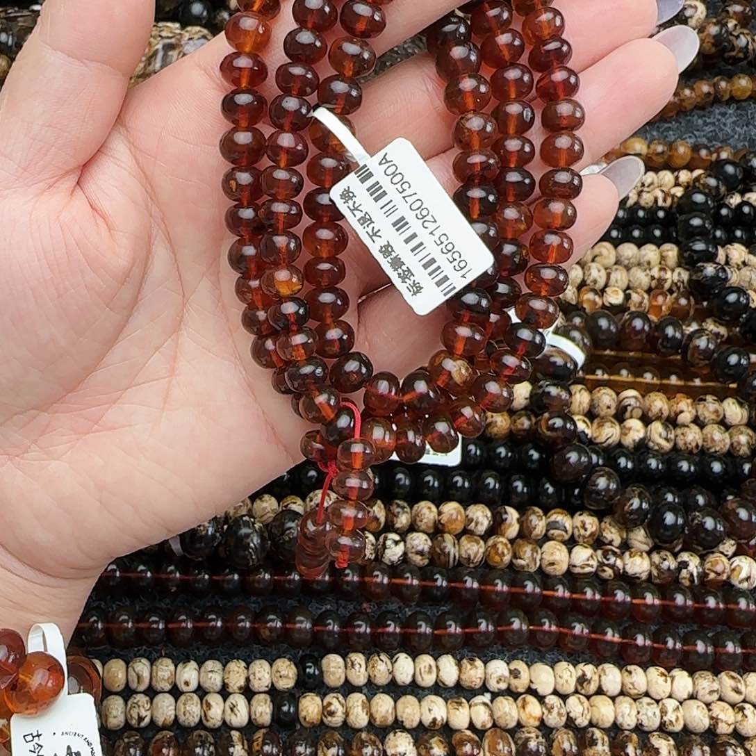 未镶嵌琥珀手串抚顺琥珀