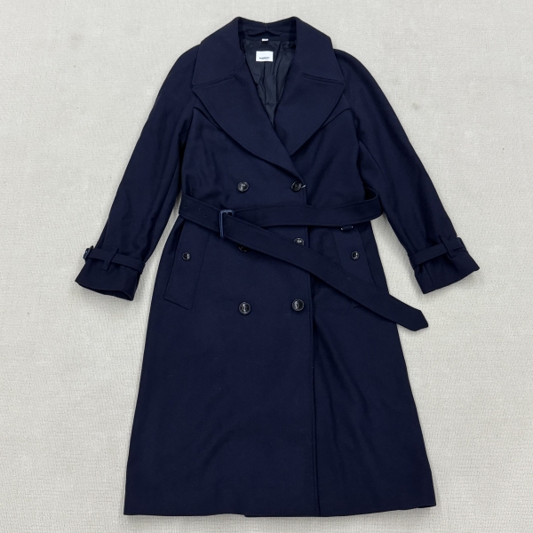 妃鱼/博柏利/丝缎、羊毛、亮片/大衣/95新/s零七二六