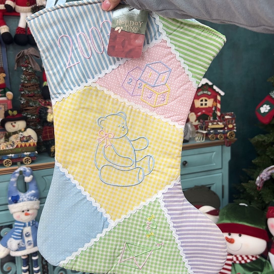 p***y毛绒拼布baby大袜子