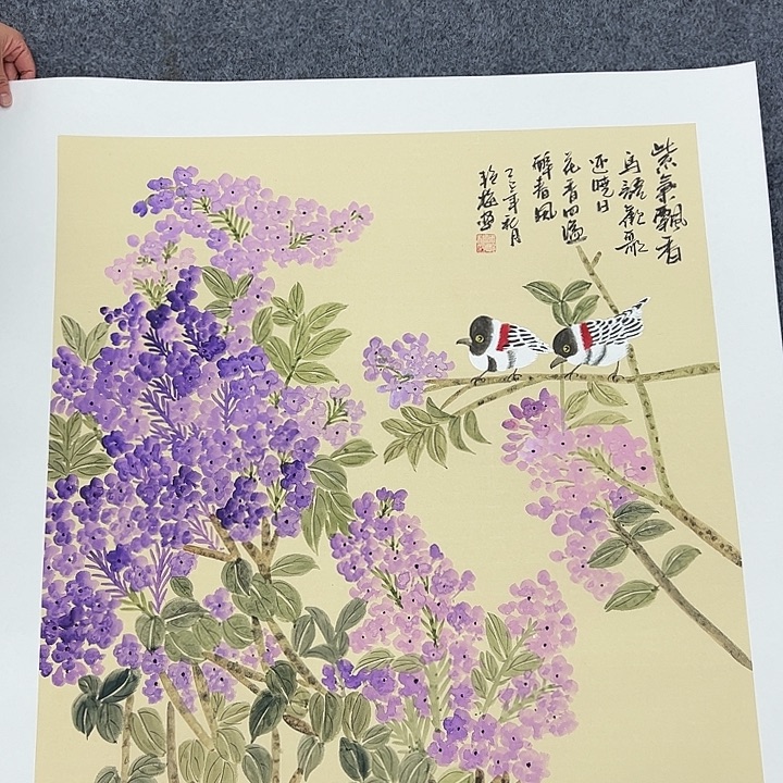 国画手绘国画作品