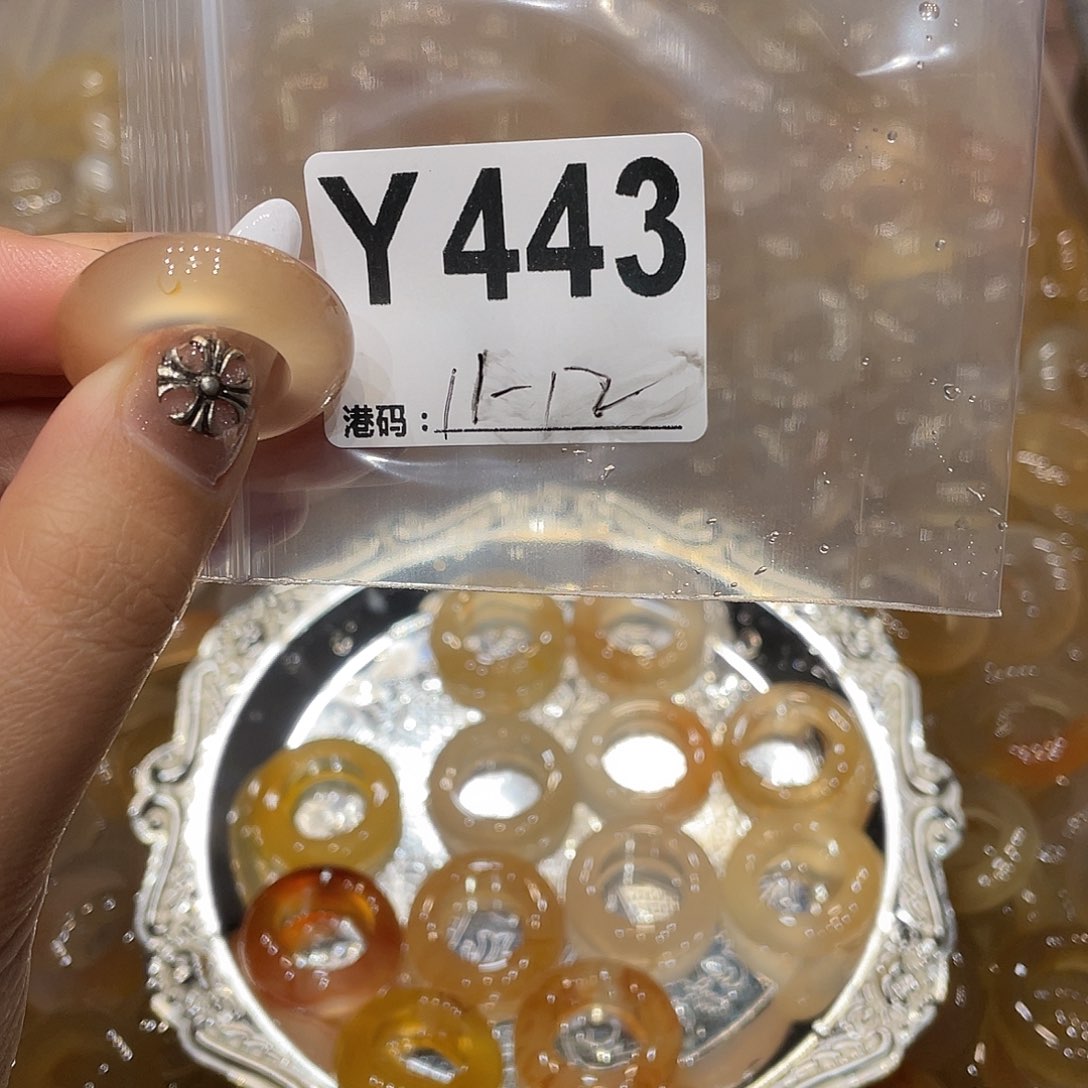 玛瑙/玉髓未镶嵌戒指443