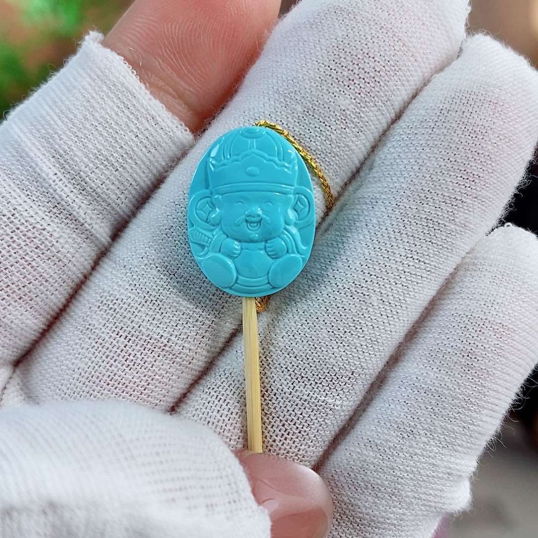 绿松石珠宝奇石未镶嵌