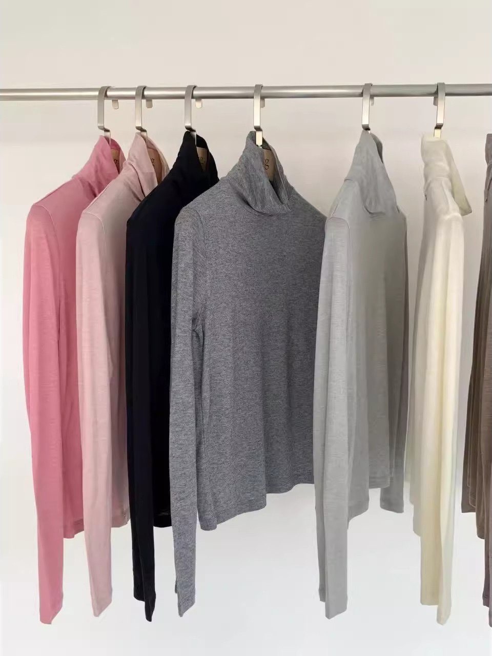 正品韩国东大门代购2025新款egg打底衫高领百搭 不支持7T