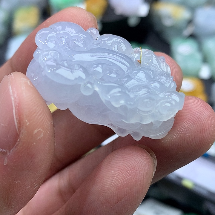 翡翠未镶嵌颈饰天然缅甸翡翠貔貅吊坠