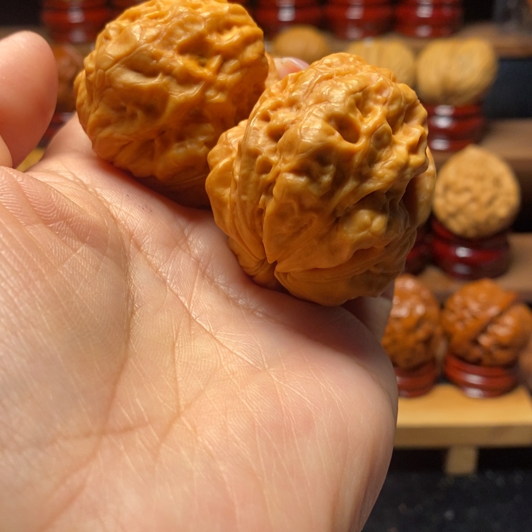 文玩核桃把件鬼谷疙瘩包46尺