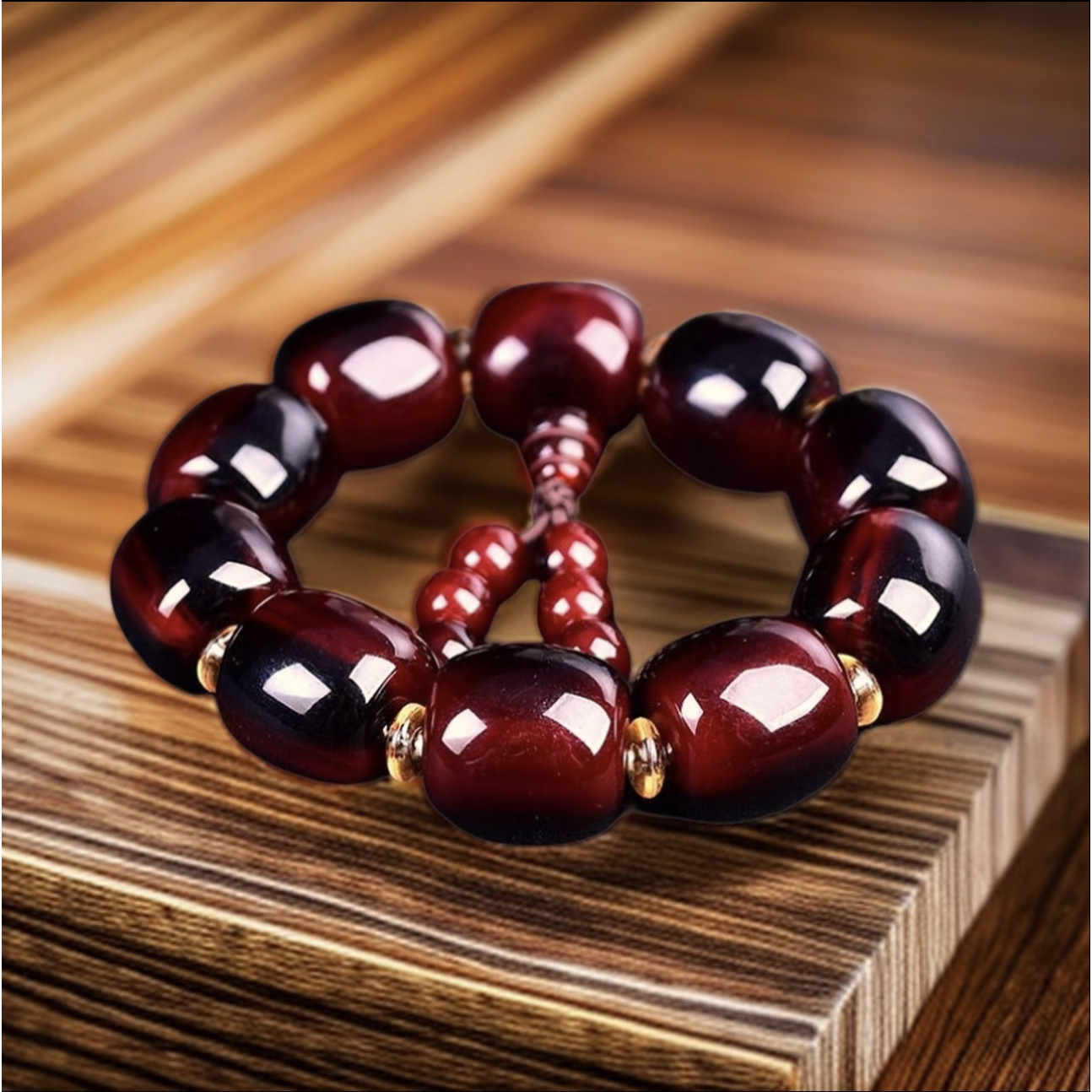 C537 红色精美手串 高端手串 挂件 -（无礼盒）