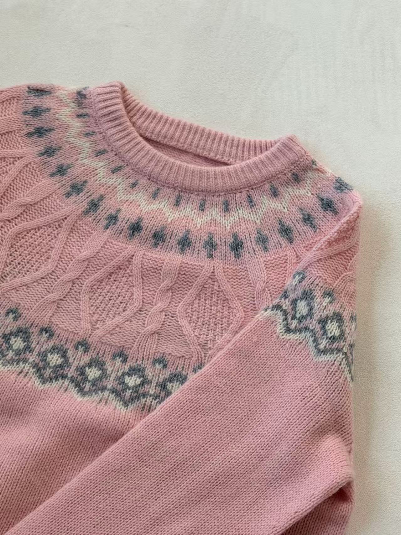 GMX-106-秋冬纯色100%羊毛羊毛衫-W517