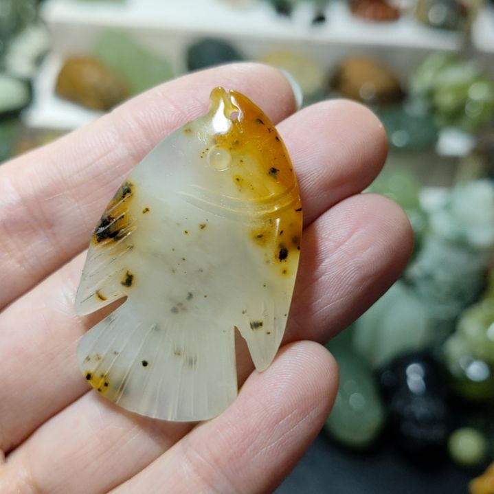 岫玉挂坠款式未镶嵌