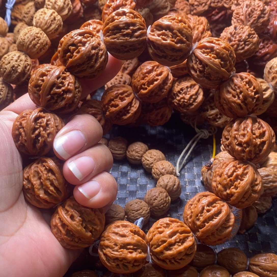 吊坠文玩核桃粗筋方墩