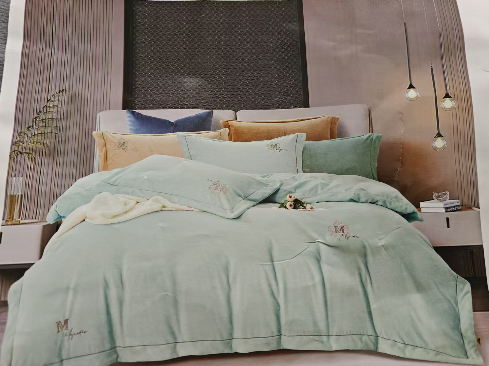 高端高织高密牛奶绒