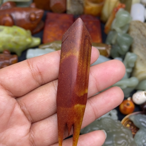 和田玉未镶嵌颈饰45