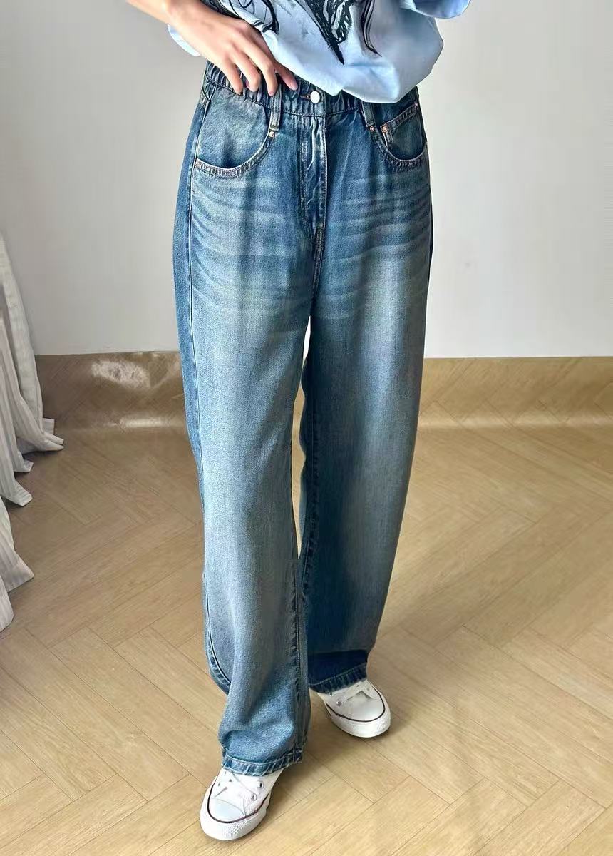 女士25新经典的延续jn莱赛尔牛仔长裤