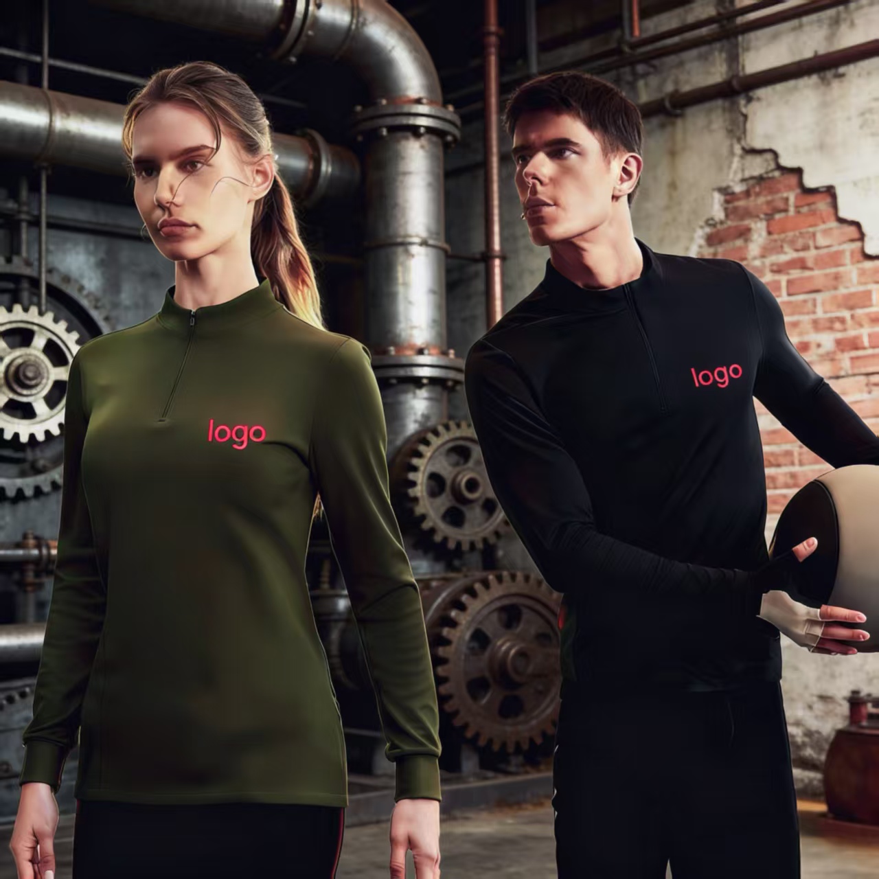 【刺绣款】蚕丝半拉链秋冬款上衣