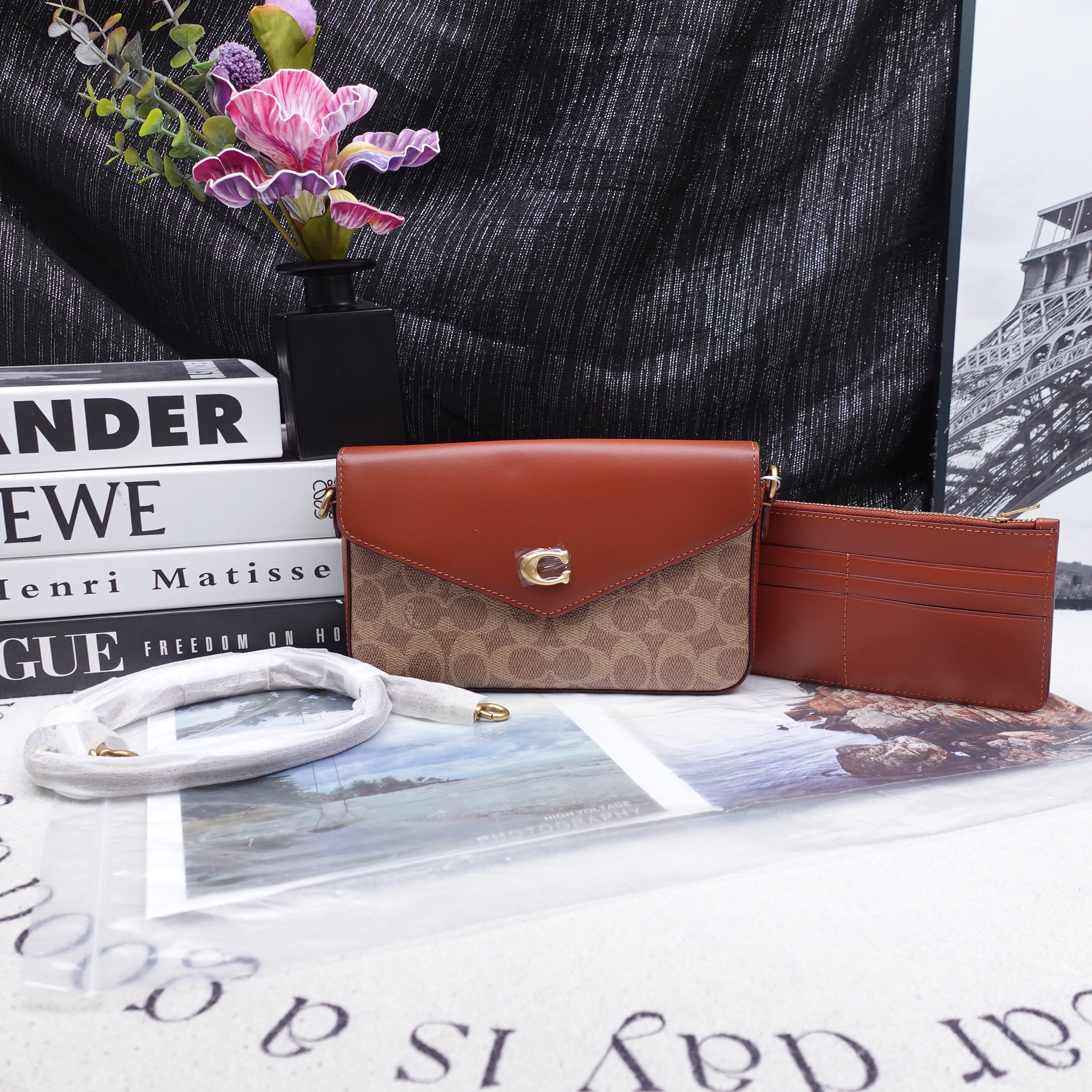 95新 COACH/蔻驰 单肩包/T10301262