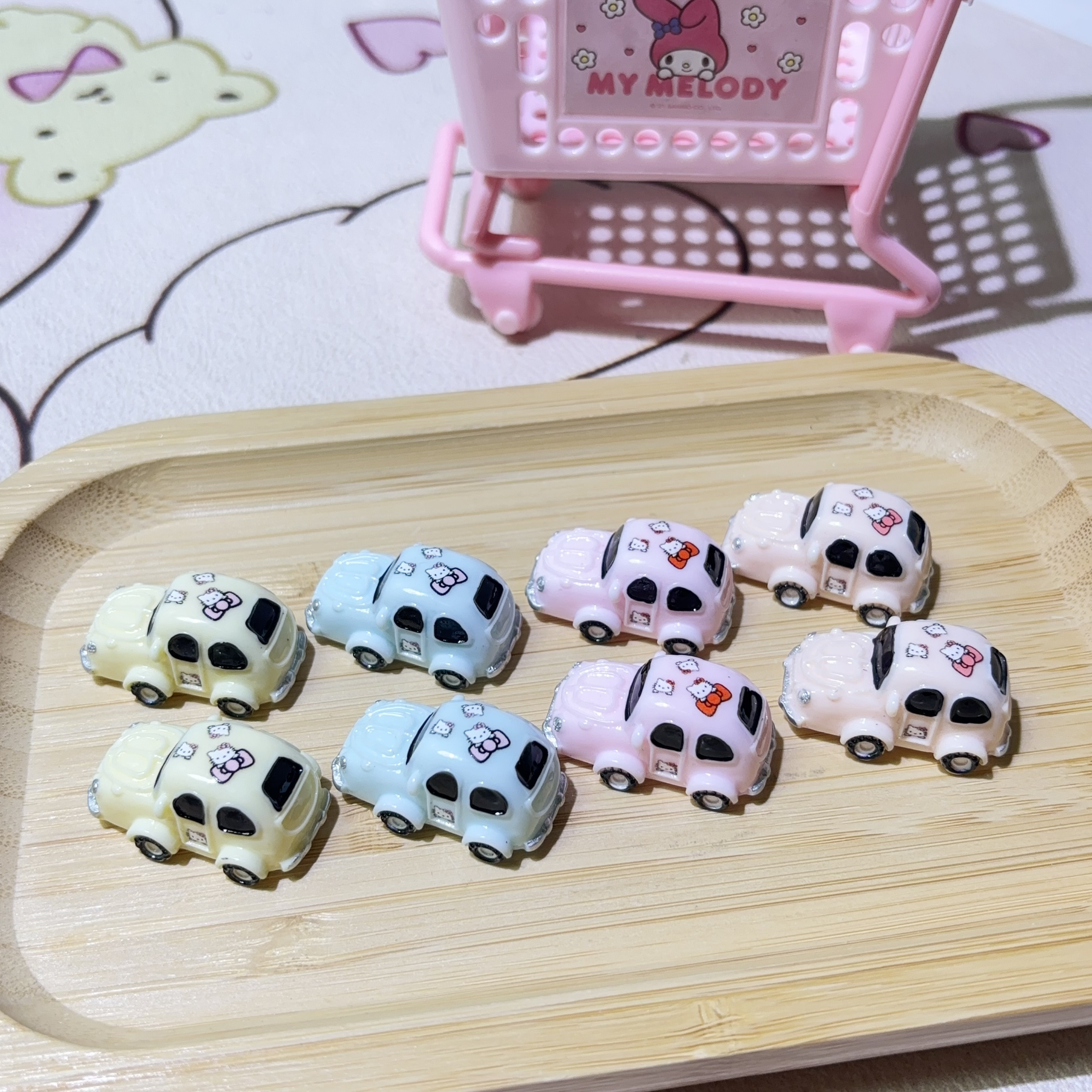 【叶子家定制】kt小汽车diy树脂食玩