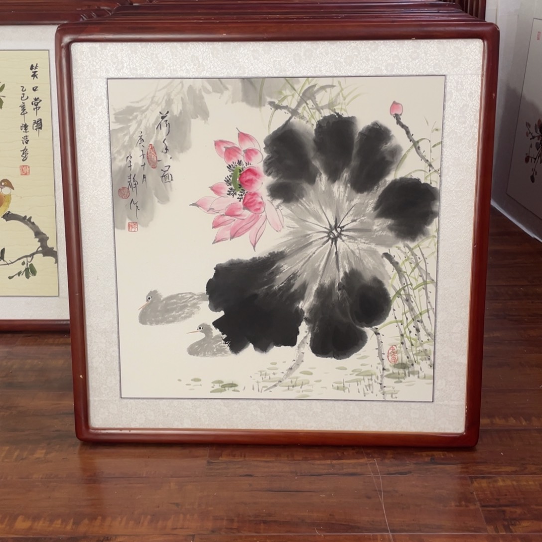 国画带框尺寸63*63厘米