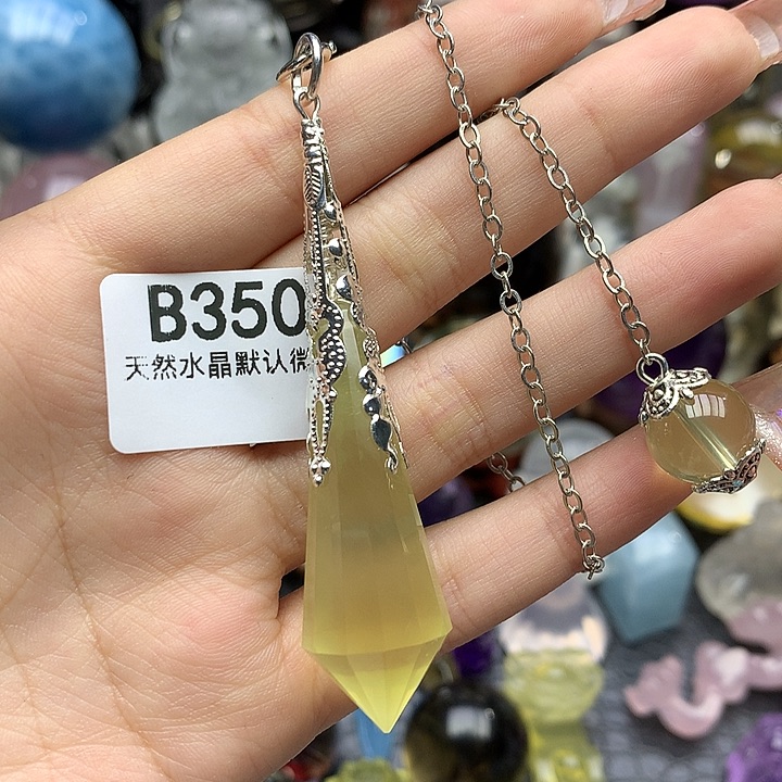 水晶水晶未镶嵌吊坠