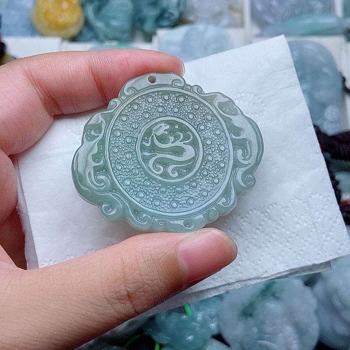 翡翠未镶嵌吊坠(不含链)翡翠