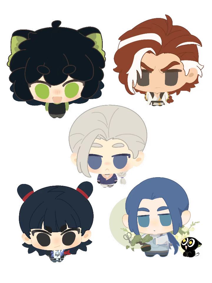 动漫DIY冰箱贴 挂件随机