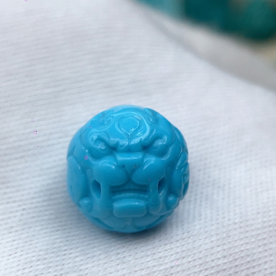 绿松石未镶嵌颈饰直径卡12.2