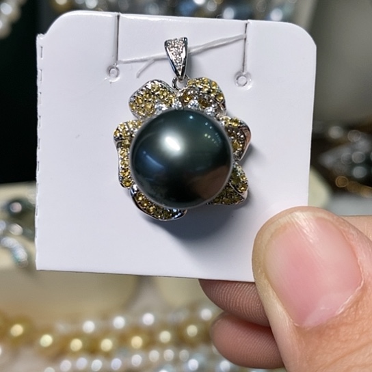 海水珍珠颈饰银S925镶嵌G****?12.88