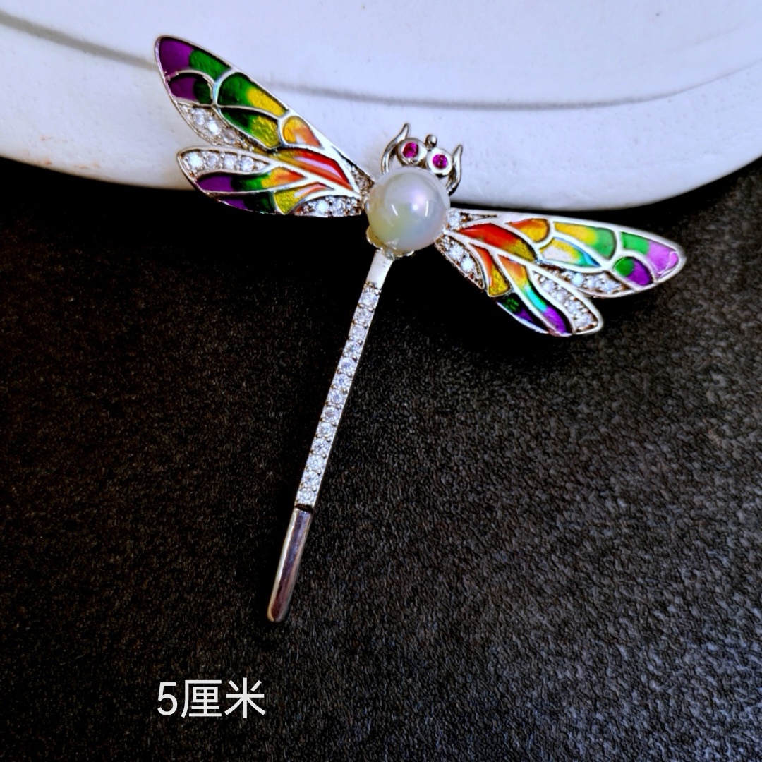 铜合金胸针 524 时尚百搭款蜻蜓胸针