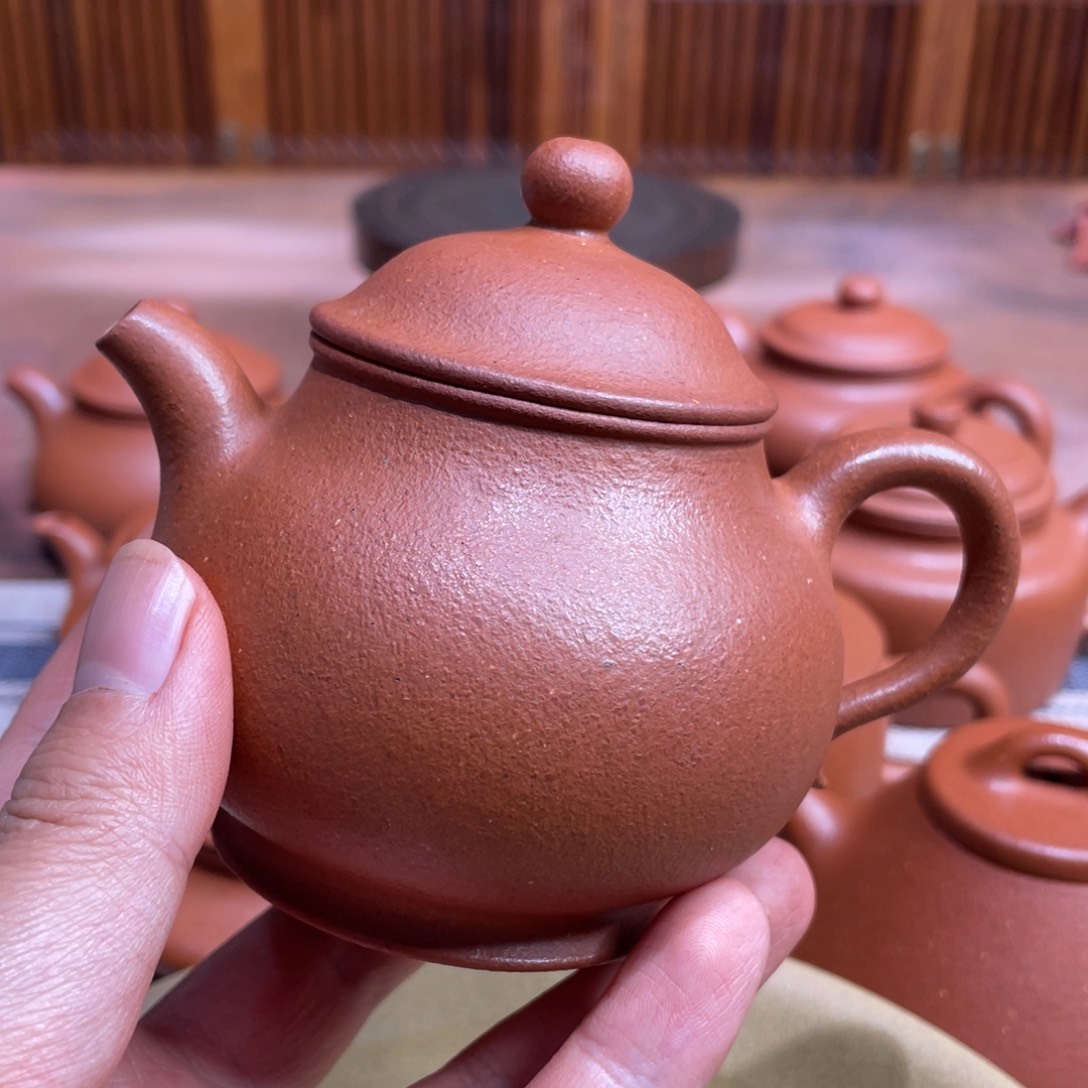 紫砂茶壶逍*剑宜兴紫砂原矿紫砂壶