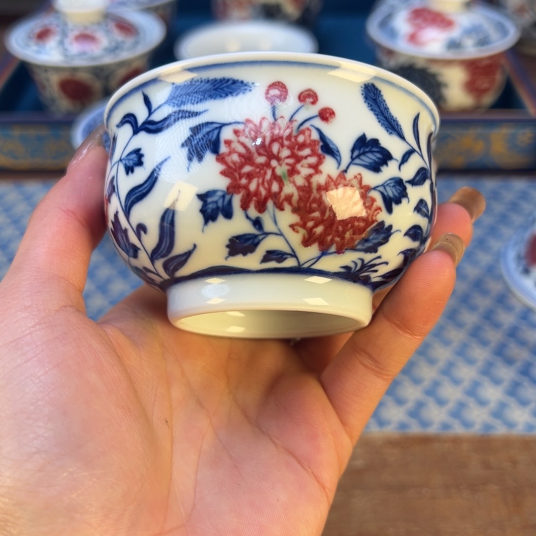 盖碗景德镇茶器百宝箱