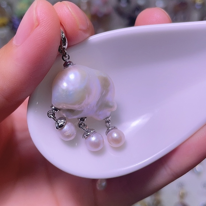 颈饰合金淡水珍珠02