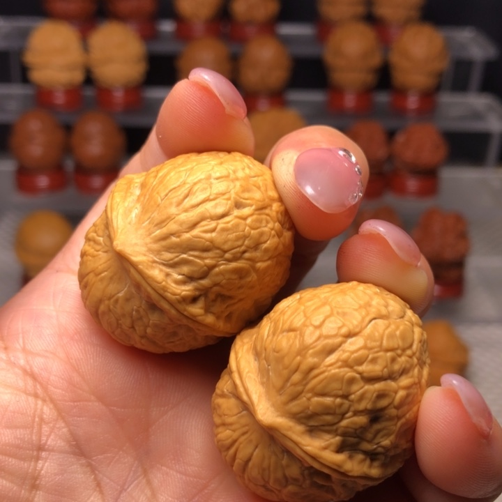 文玩核桃把件27招财进宝