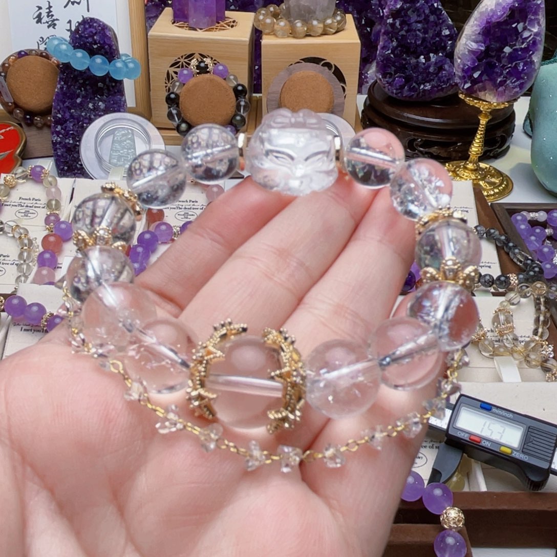 水晶吊坠(赠链)未镶嵌原创设计八米