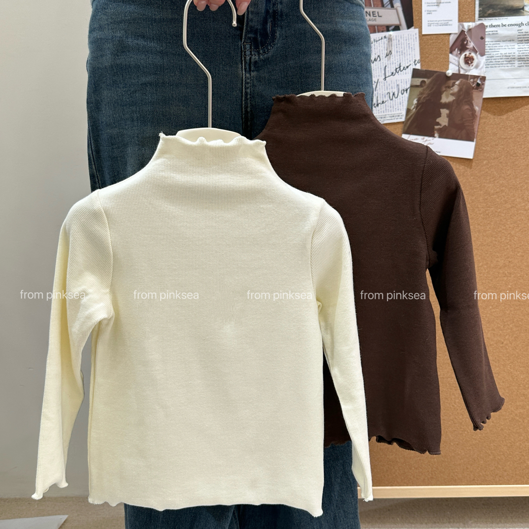 小粉象 · 秋冬新款女童韩版洋气加厚磨毛内搭打底衫儿童上衣T恤