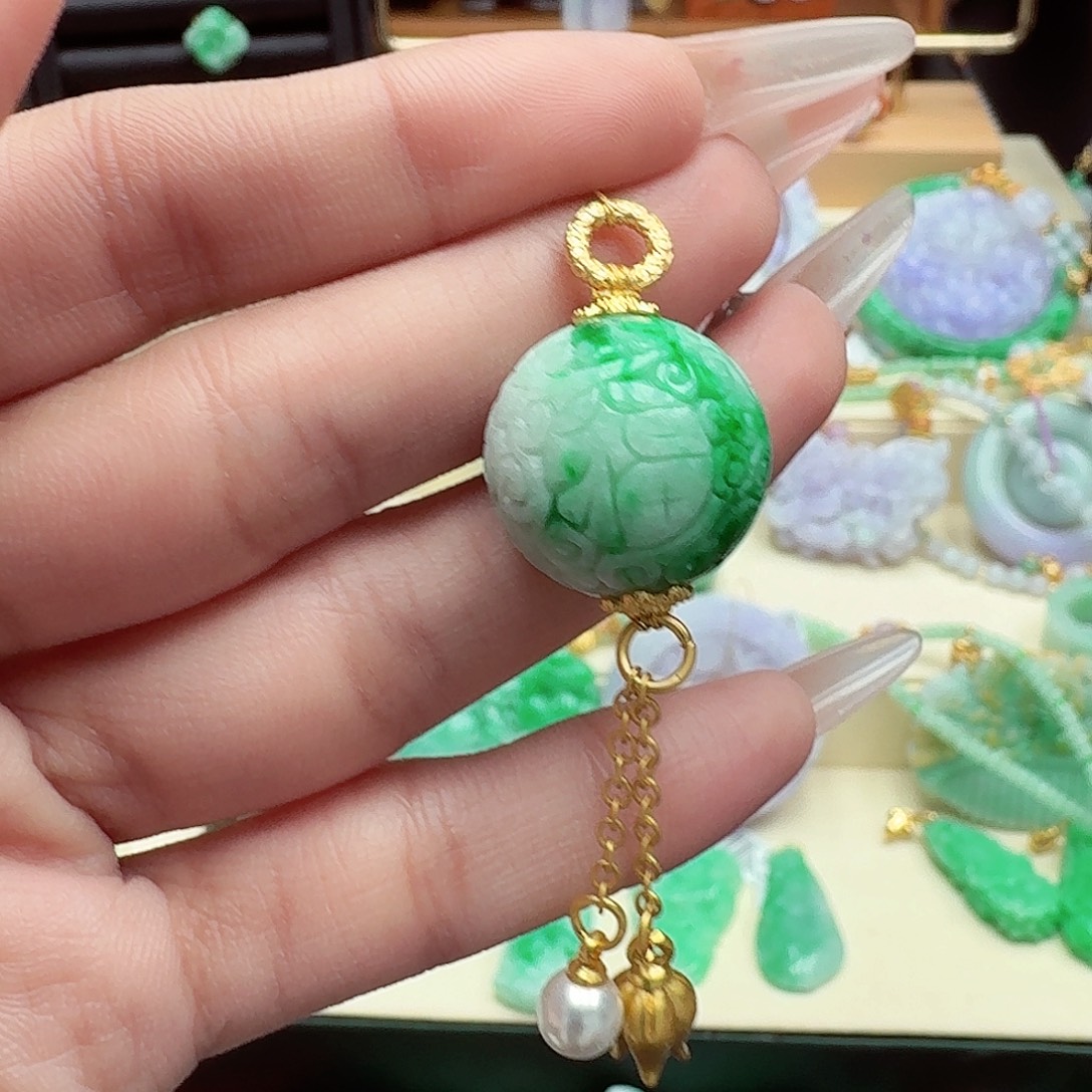 颈饰未镶嵌翡翠翡翠吊坠