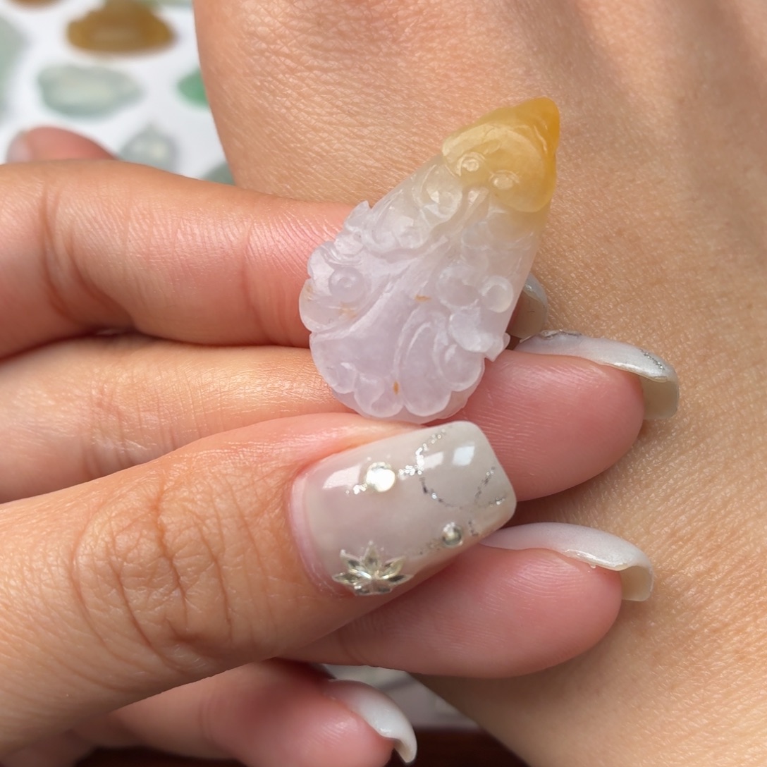 定制翡翠未镶嵌白菜