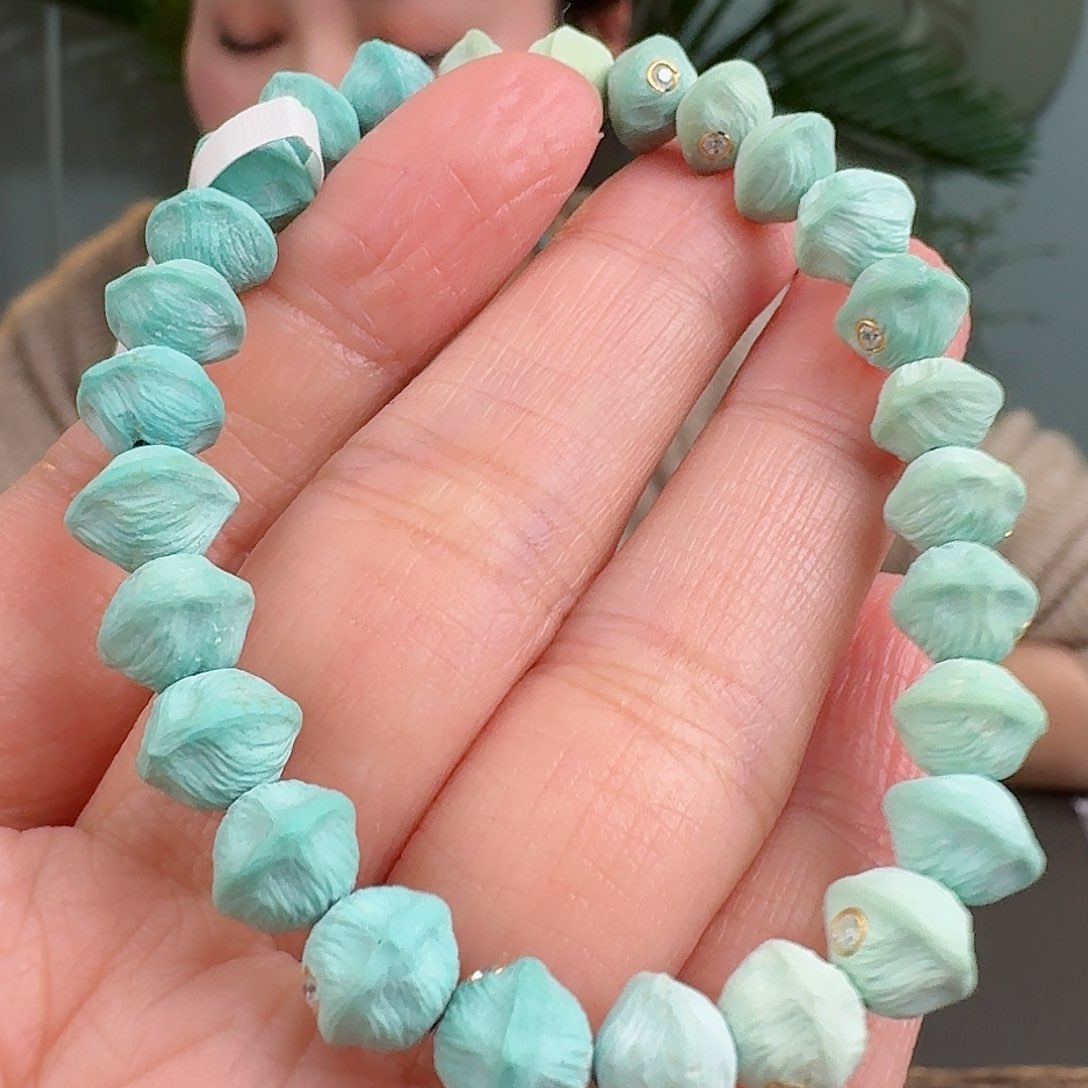 绿松石珠宝奇石未镶嵌