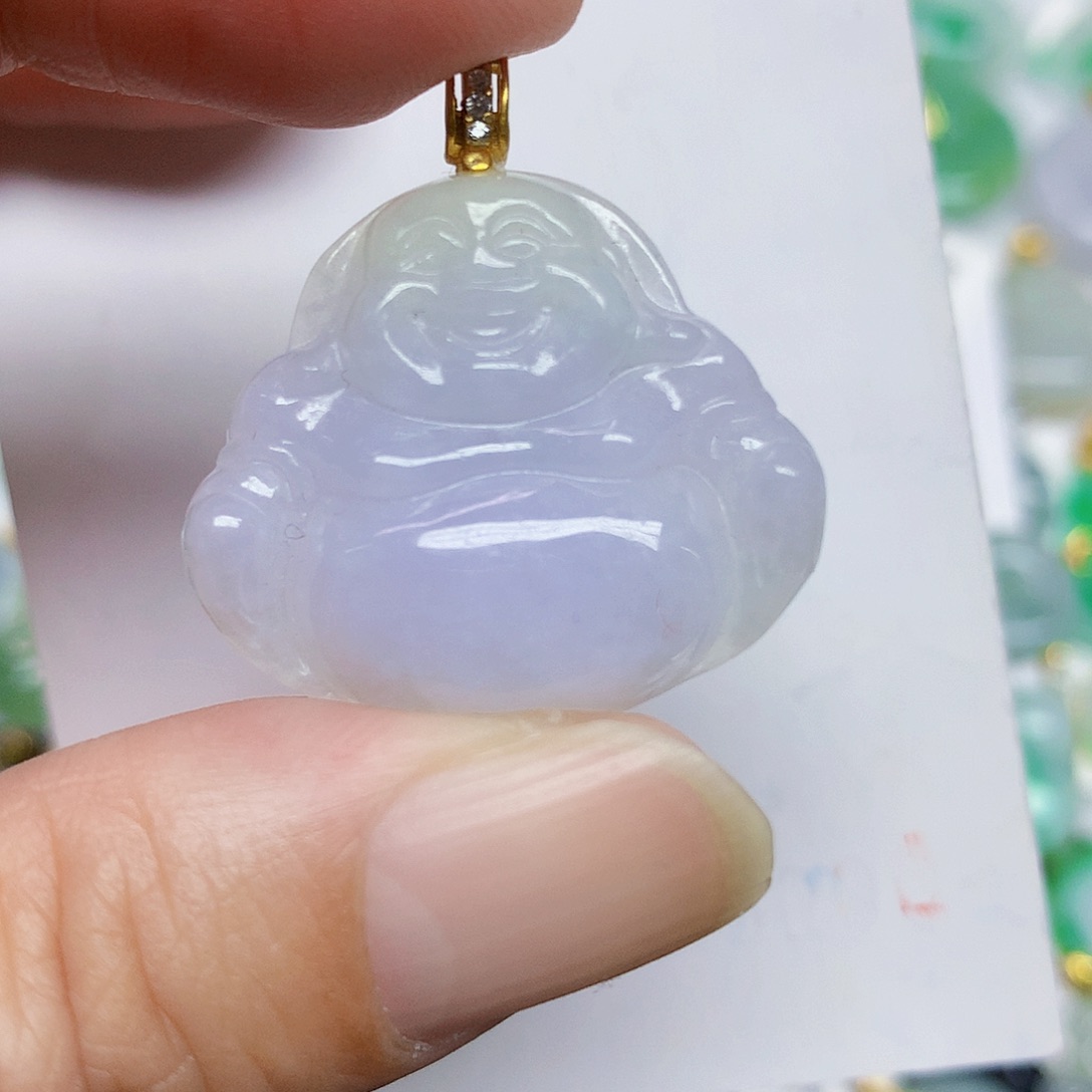 翡翠未镶嵌颈饰36678