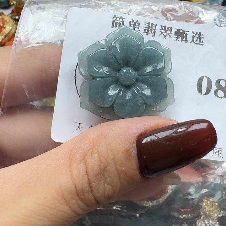 翡翠未镶嵌项链翡翠