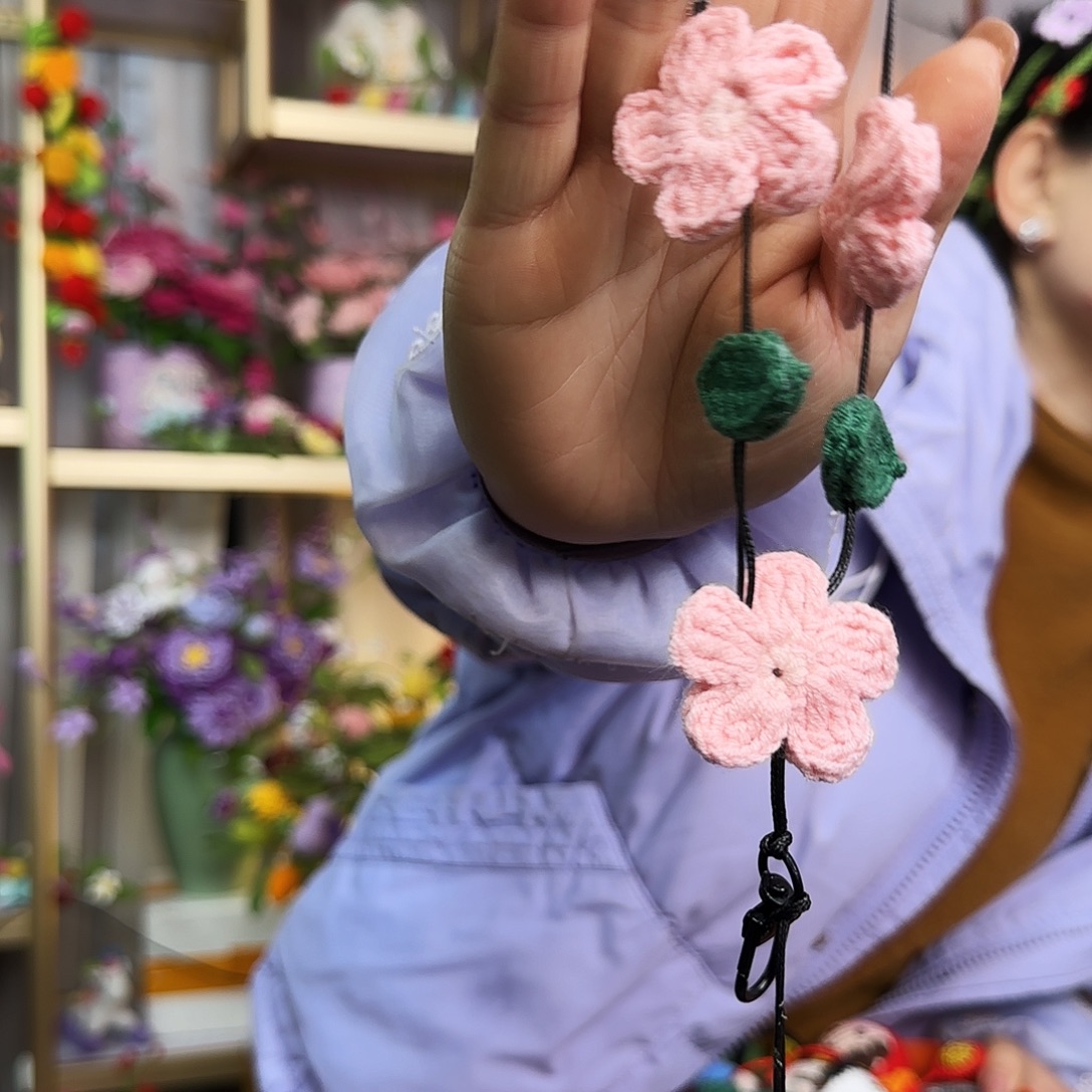 手工钩织设计手机链