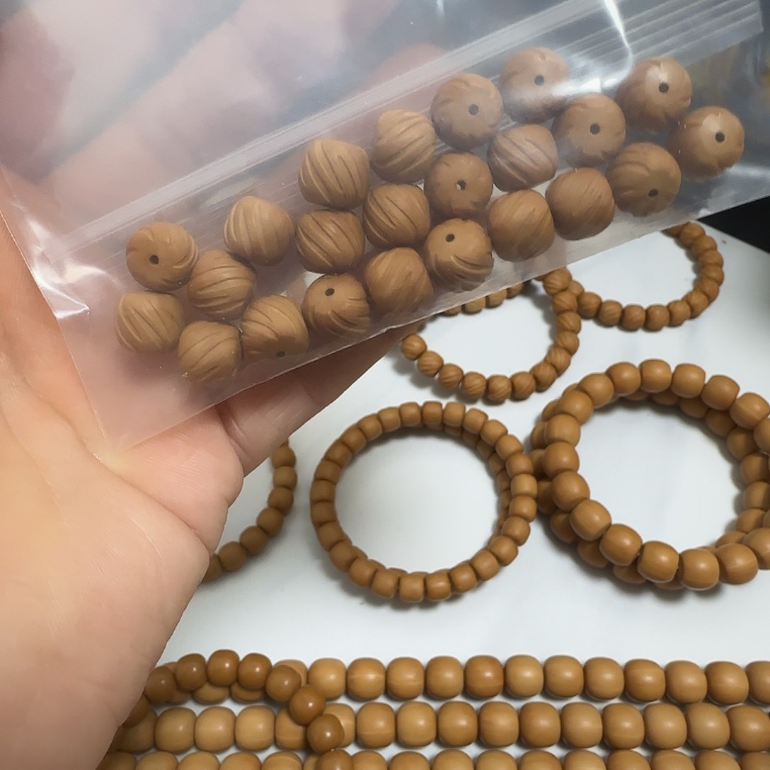 猴头核桃手串星河无相微微瑕疵