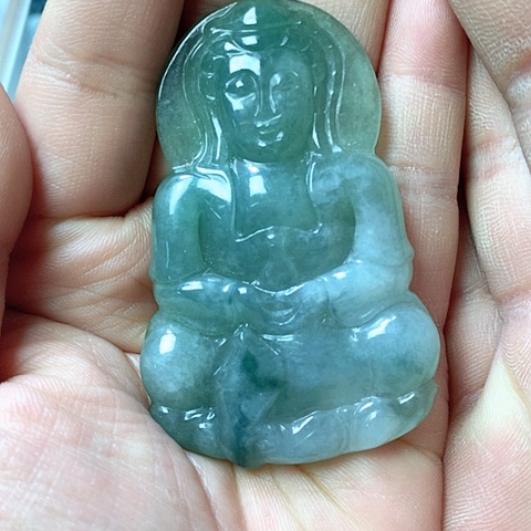 翡翠颈饰未镶嵌天然缅甸翡翠a货