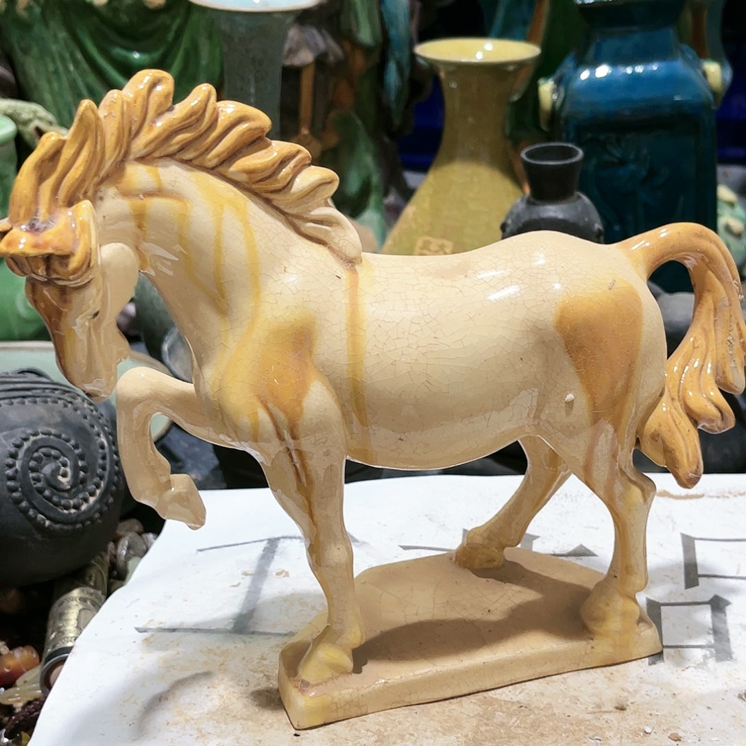 瓦当摆件摆件茶桌茶台陶瓷