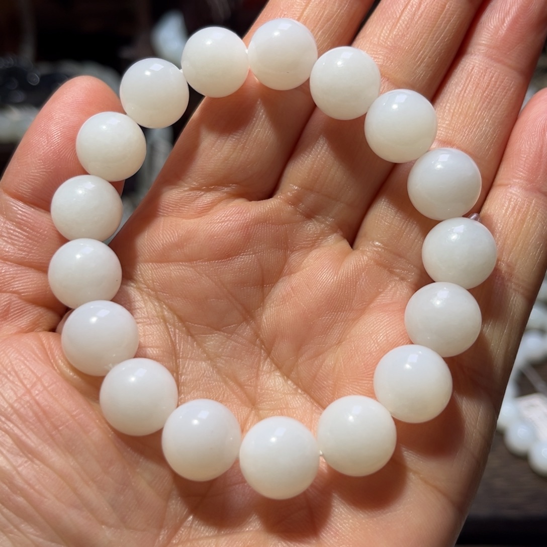 和田玉未镶嵌手链卡12