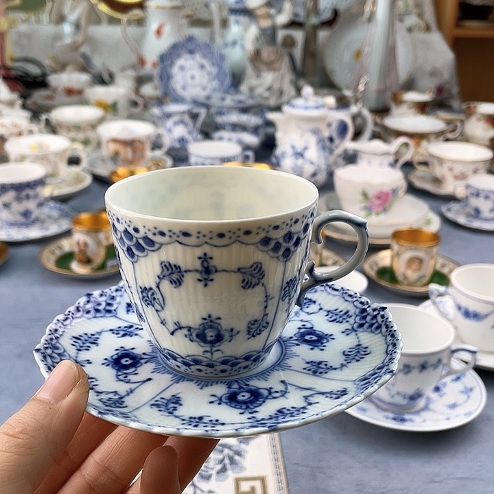 中古欧瓷瓷器小房子