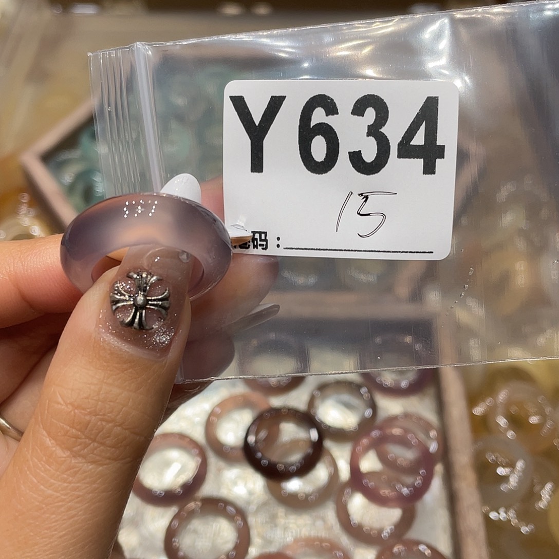 玛瑙/玉髓未镶嵌戒指634